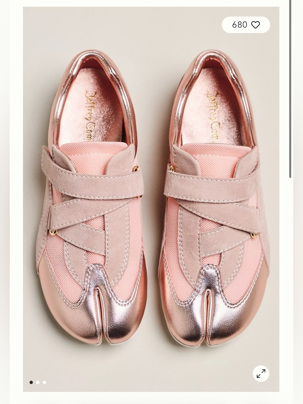 Jeffrey Campbell split toe sneakers